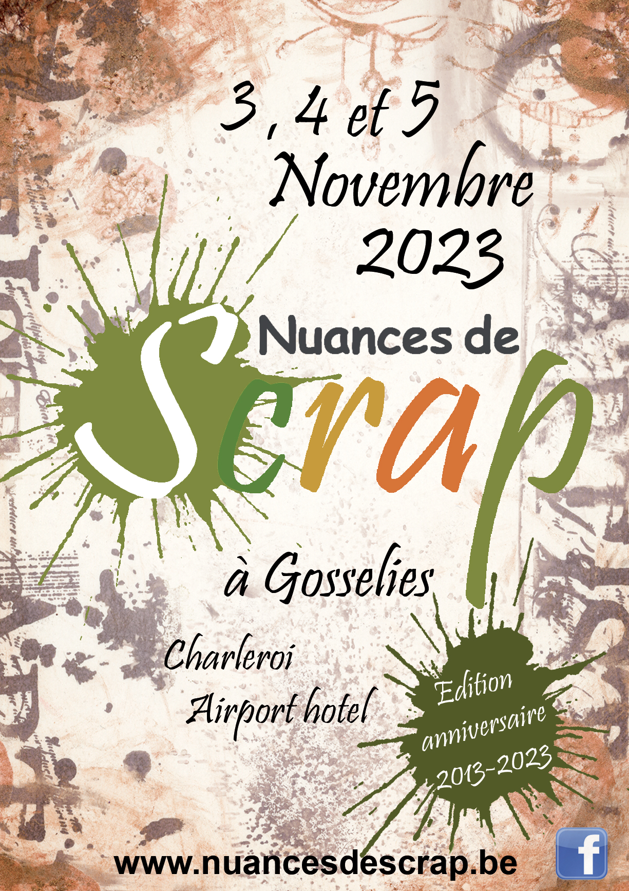 Flyers Nuances de Scrap Automne - recto 2023